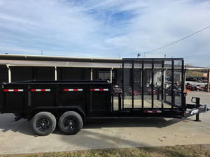 Remolque Utilitario Híbrido 7x20 con Laterales de 3 Pies, Ejes Dobles de 7000 LB, 14000 GVWR, Transportador de Equipo Pesado en Venta - Product Image 4