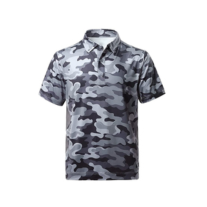Polo de golf sur mesure 2025 pour hommes Polyester solide imprimé motif Style décontracté bouton décoration grande taille à manches courtes - Product Image 5