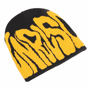 Bonnet d'hiver en tricot avec logo personnalisé de haute qualité Bonnet à revers noir doux pour hommes et femmes Design et logo personnalisés - Product Image 2