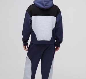 ชุดวอร์มผ้าฟลีซกางเกงสำหรับผู้ชายกางเกงวอร์มทรงหลวมมีฮู้ดผ้าคอตตอน - Product Image 3