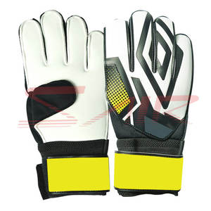 Meilleurs gants de football d'entraînement en gros pour gardiens de but Logo personnalisé et conception de couleur fabriqués à partir de cuir de haute qualité - Product Image 1