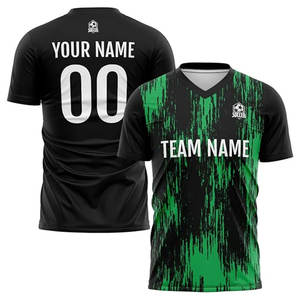 Camiseta de Fútbol Personalizada para Adultos, Nombre del Equipo, Número, Logotipo, Impresión por Transferencia de Calor, 100% Poliéster, Ligera, Transpirable - Product Image 6