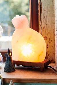 Lampes en forme de chat de sel de l'Himalaya avec ampoule et câblage, lampes au sel de l'Himalaya de qualité supérieure, lampes au sel de l'Himalaya pakistanais - Product Image 2