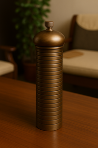 Molinillo de pimienta de Metal hecho a mano de latón AK, gran capacidad en diseño de revestimiento con acabado antiguo para utensilios de cocina/Decoración de cocina - Product Image 2