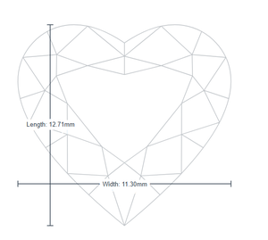 Diamant de laboratoire 5.81ct taille coeur diamant de laboratoire blanc DEF couleur VVS VS1 clarté Excellent diamant lâche certifié IGI - Product Image 2