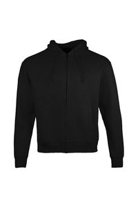 Sweat à capuche pour hommes 380 GSM poids lourd 100% coton polaire essentiel Logo personnalisé brodé Streetwear surdimensionné hiver sans ficelle - Product Image 5