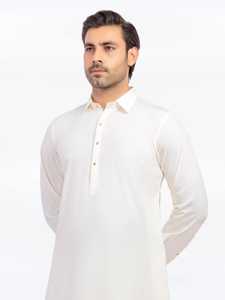 Salwar Kameez tendance pour hommes pakistanais, tenue traditionnelle musulmane élégante, coupe classique, idéale pour les mariages, l'Aïd, le bureau et les fêtes. - Product Image 2