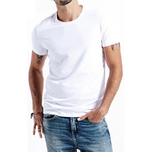 T-shirt pour hommes Stretch Respirant Blank Training Muscle Tees Nouveauté Personnalisé Offre Spéciale 100% Polyester Maillot Simple pour hommes - Product Image 6
