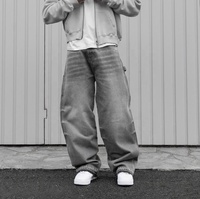 Fabricant OEM de jeans – Pantalons en denim décontractés pour hommes de haute qualité, style streetwear, coupe ample et baggy, design personnalisé