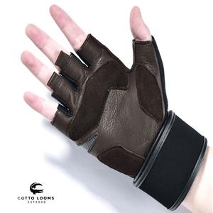 Gants d'haltérophilie en cuir Premium OEM Custom Gym Training Fitness ODM Manufacturer Fournisseur fiable - Product Image 1