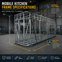 Kit de cuisine à assembler soi-même, cuisine extérieure, station BBQ modulaire préfabriquée à faible coût pour l'amélioration individuelle de la maison