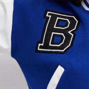 Chaqueta Universitaria de Béisbol OEM, Logotipo Bordado en Chenilla Personalizado, Chaquetas de Invierno de Alta Calidad con Mangas de Cuero para Mujer, MOQ Bajo - Product Image 5