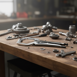 Alicates Autoblocantes Ajustables con Mordazas de Cuello de Cisne Oscilantes - Product Image 3