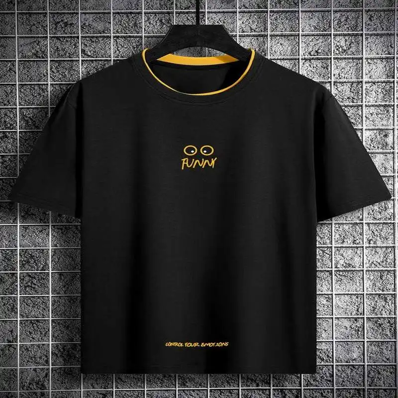 Benutzer definierte hochwertige Siebdruck Drop Schulter Mock Neck Boxy T-Shirt für Männer plus Größe Herren T-Shirts Pima Baumwolle T-Shirt 5 kaufen