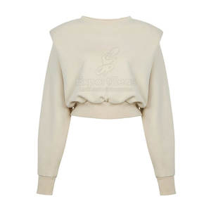 Wholesale Price Custom Made Crop <b>Top</b> Sweatshirt Design Your Own Crop <b>Top</b> Sweatshirt In New Stock - Product Image 1