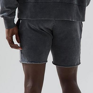 OEM/ODM 100% coton Streetwear short lavé à l'acide avec cordon de serrage ample sapin respirant vintage shorts pour hommes - Product Image 2