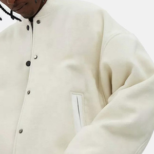 Best Quality Eco-Friendly Breathable Oversize Leather Bomber <b>Jacket</b> <b>Men</b> Premium Custom Patches Winter Street Wear <b>Letter</b> <b>Jacket</b> - Product Image 5