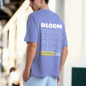 เสื้อยืดโอเวอร์ไซส์สำหรับผู้ชายเสื้อยืด240GSM ผ้าฝ้าย100% 2025ขนาดใหญ่พิเศษออกแบบได้ตามต้องการคุณภาพระดับพรีเมียม - Product Image 1