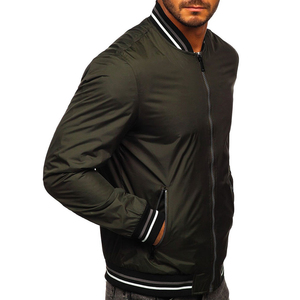 Venta caliente Bomber Jacket Men Chaqueta de bombardero transpirable Nuevo diseño Hombres Bomber Chaqueta de secado rápido para hombres - Product Image 2