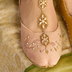 Service OEM, Dernier Style, Khussa en Velours pour Femmes, Léger, Imprimé, Antidérapant, Haute Qualité, Design Tendance, Vente Chaude - Product Image 5