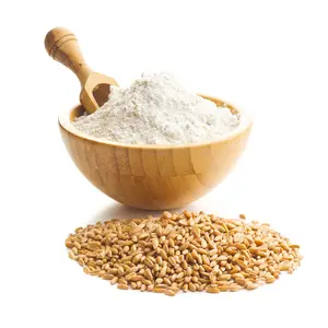 Acquista il prezzo della farina di frumento integrale di qualità/grano bianco biologico all'ingrosso germania/25kg di farina di frumento