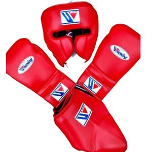 Vente en gros de gants de boxe de style gagnant personnalisés, protège-tête, protège-aine en cuir véritable, MS-SP-2565 de qualité supérieure - Product Image 2