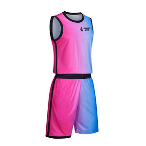 Uniforme de baloncesto personalizado 100% poliéster mejor diseño para deportes al aire libre de alta calidad y transpirable - Product Image 2