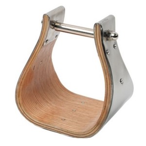 Estribos de madera cubiertos de acero inoxidable personalizados de calidad superior Equipo de equitación de estilo occidental de seguridad - Product Image 2