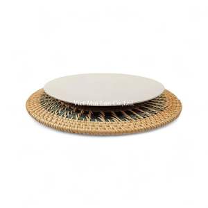 Premium Vietnamese Rattan <b>Placemat</b> Handmade From Natural Fiber For Elegant <b>Dining</b> <b>Table</b> And Interior Decor - Product Image 2