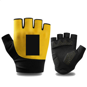 Gants de cyclisme demi-doigts antidérapants et légers, avec sangle de poignet réglable, qualité supérieure, unisexe, vente chaude, fabrication usine - Product Image 1