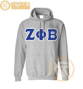 Sudadera con capucha bordada de lana de algodón Zeta Phi Beta personalizada Sorority suéter de alta calidad ropa griega sudaderas con capucha más finas para mujer - Product Image 4