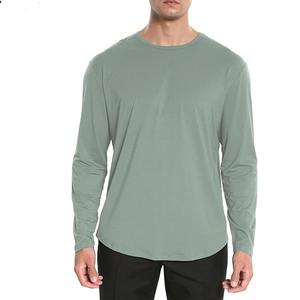 T-shirt à manches longues pour homme en coton 100% de qualité supérieure, imprimé, lourd, pour la mode - Product Image 1