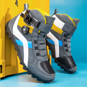 Chaussures de sport en cuir imperméables et respirantes pour moto, bottes de course pour moto, motocross pour hommes à prix avantageux - Product Image 4