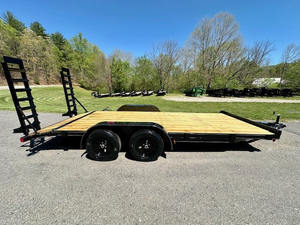 Semi-remorques à plateau plat Dongxu d'occasion de 40 pieds, capacité de 60 tonnes, 3 essieux, semi-remorque à plateau plat - Product Image 2