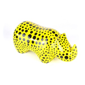 รูปปั้นเคลือบแลคเกอร์สีทองรูปปั้นสำหรับห้องนั่งเล่นสำนักงาน - Product Image 4