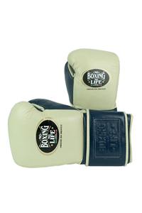 Gants de boxe en cuir de vachette de haute qualité, personnalisables, rembourrage EVA 4 couches, fermeture à lacets pour les arts martiaux - Product Image 3