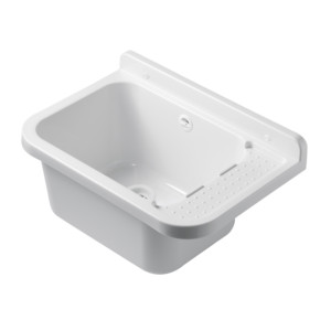 Lavabo da Bagno a Parete in PP 50x34 cm - Product Image 1