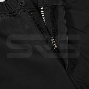 Plus Size <b>Men</b> Casual Dark Washed Lightweight Breathable Cargo Pants Outdoor Use Workout Wear 100% Cotton Drawstring Closure - Product Image 4