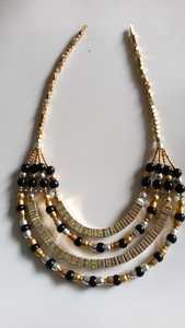 Collares en capas de latón hechos a medida para diseñadores de joyería étnica para reventa - Product Image 2