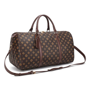 Mess Sports Luxury Multifunctional Men's Best PU Leather Travel Overnight Weekender Duffel <b>Bag</b> with Shoe <b>Compartment</b> 30L-40L - Product Image 3