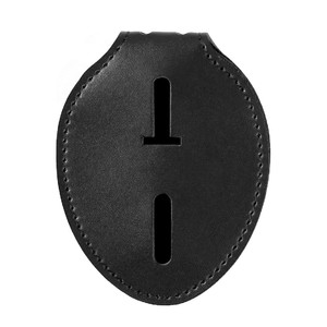 คลิปหนีบป้ายโลหะสั่งทำขายส่ง, คลิปหนีบป้ายหนังรูปวงรี, คลิปหนีบป้ายตำรวจ - Product Image 2