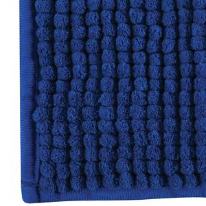 Alfombra de baño de microfibra antideslizante MSV 'Chenille' en azul oscuro, 60 x 90 cm - Product Image 5