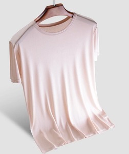 Camiseta de Hombre de Poliéster/Algodón, Cuello Redondo, Manga Corta, Verano, Casual, Suave, Transpirable, Antiarrugas, Holgada - Product Image 6