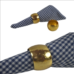 Anneaux de serviette en métal solide d'alliage de couleur multiple de décoration de mariage de vente directe d'usine faits à la main pour la décoration de restaurant d'hôtel - Product Image 2