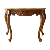 Meuble classique en acajou classique d'Indonésie - Console de style français 110D