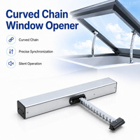 Actuador de cadena de baja corriente para ventanas, control multidispositivo, abridor automático de ventanas abatibles para ventanas altas