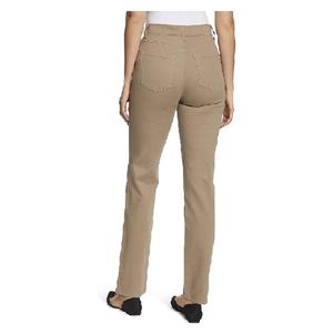 Nuevo diseño de cremallera de alta calidad con bolsillo, pantalón vaquero largo elástico ligero para mujer de la fábrica de Bangladesh al mejor precio - Product Image 4