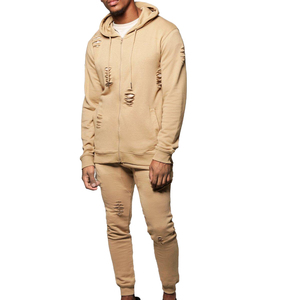 Añada sus logotipos en el chándal de los hombres Casual Color personalizado y logotipos Ropa con capucha bloqueada y actividades al aire libre chándal - Product Image 1