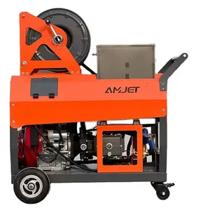 AMJET, drenaj için uygun maliyetli ve sıcak su temizleme makineleri için uygundur. Küçük su jetleri kullanımı kolaydır.