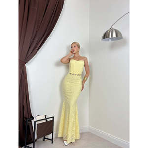 SARI 20388 ELBISE - SARI - Product Image 1